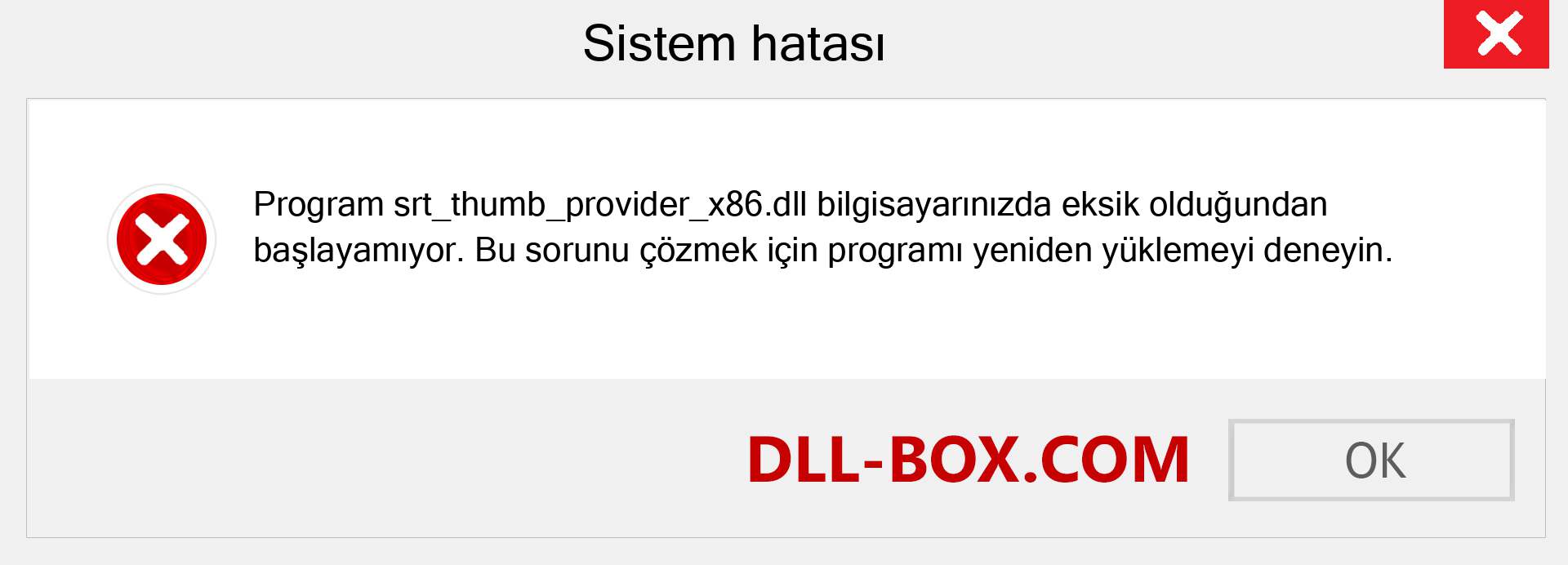 srt_thumb_provider_x86.dll dosyası eksik mi? Windows 7, 8, 10 için İndirin - Windows'ta srt_thumb_provider_x86 dll Eksik Hatasını Düzeltin, fotoğraflar, resimler